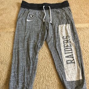 Raiders grey sweatpants